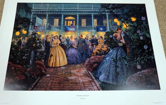 MORT KUNSTLER SIGNED LIMITED ED PRINT MOONLIGHT AND (1 of 3)