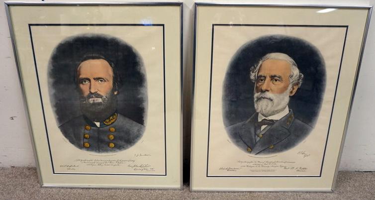 FRAMED JACKSON AND LEE PRINTS (1 of 3)