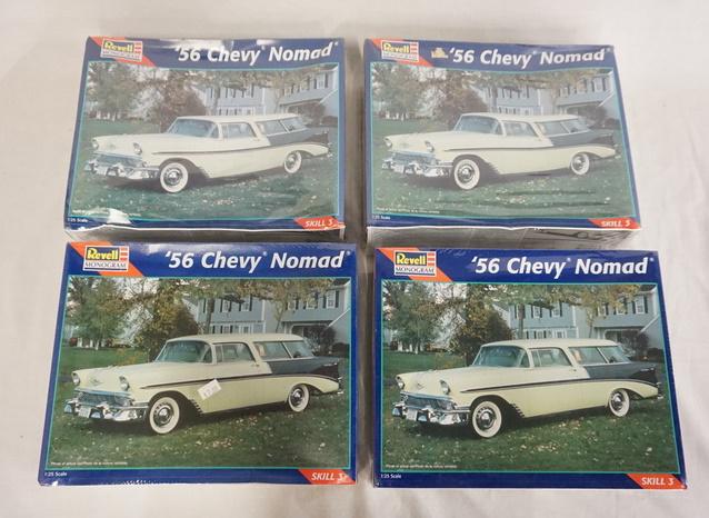 LOT OF 4 REVELL MONOGRAM CAR KITS. SEALED IN BOX (1 of 2)