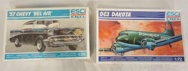 LOT OF 2 ESCI ERTL MODEL KITS (1 of 3)