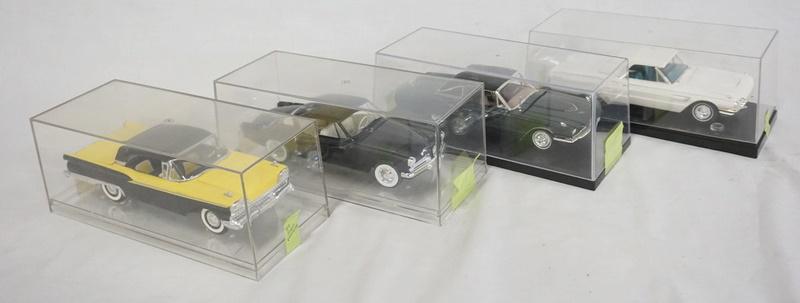 LOT OF 4 BUILT MODEL KITS OF VINTAGE CARS (1 of 4)