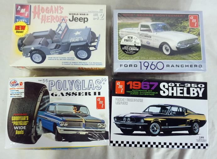 LOT OF 4 AMT/AMT ERTL MODEL CAR KITS (1 of 3)