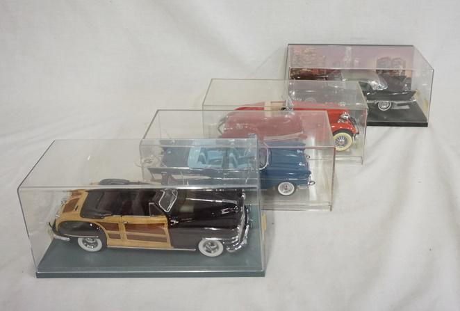 LOT OF 4 DIE CAST MODELS OF VINTAGE CARS (1 of 3)
