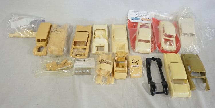 LOT OF RESIN MODEL CAR PARTS (1 of 1)