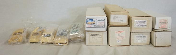 LOT OF RESIN MODEL CAR KITS & PARTS (1 of 2)