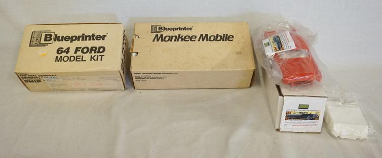 LOT OF 3 MODEL CAR KITS (1 of 2)