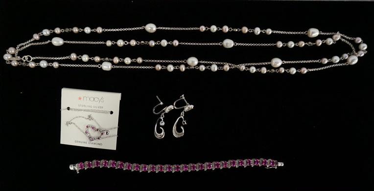 MISC STERLING JEWELRY LOT (1 of 4)