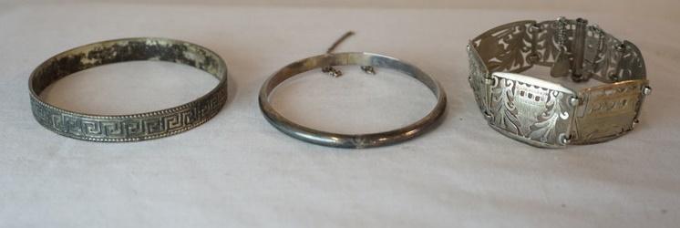 3 BRACELETS , 1 DANECRAFT STERLING (1 of 4)