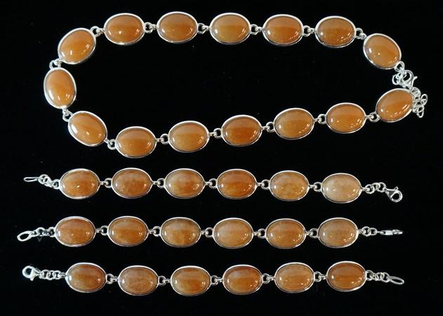 STERLING SILVER CORAL  JEWELRY (1 of 1)