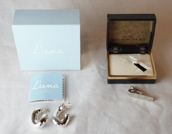 STERLING SILVER JEWELRY LOT INCLUDING L'UNA EARRINGS & (1 of 1)