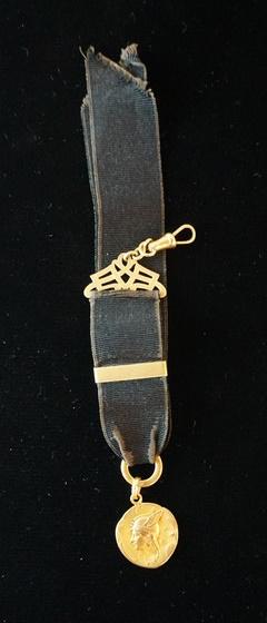 14K GOLD SIGNED E. DROPSY PENDANT (1 of 3)