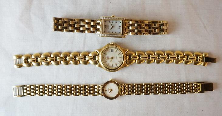 LOT OF 3 CITIZEN WRIST WATCHES: LOT OF THREE CITIZEN WRIST WATCHES