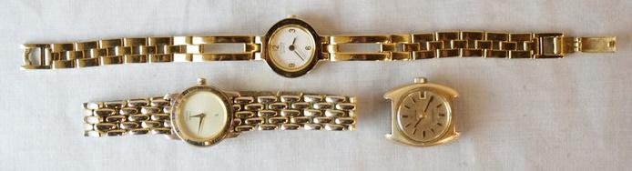 LOT OF 2 WRIST WATCHES & WATCH FACE (1 of 2)