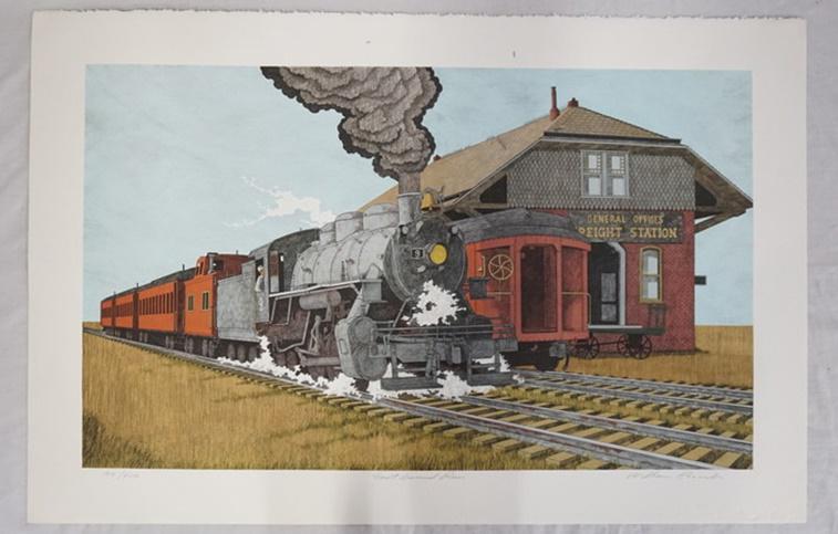 SIGNED WILLIAM COOMBS LIMITED EDITION PRINT *EAST BOUND (1 of 4)