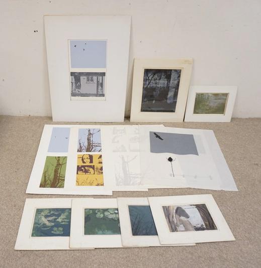 LARGE LOT OF ART PRINTS SIGNED HOWARD BOOTH (1 of 6)