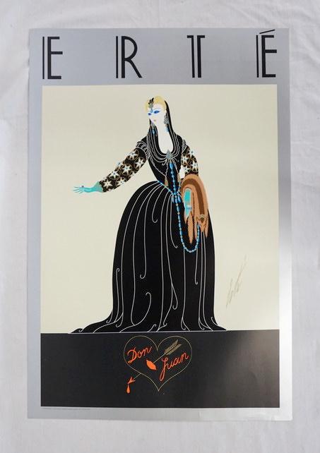 ERTE  1982 *DON JUAN* ART POSTER (1 of 2)