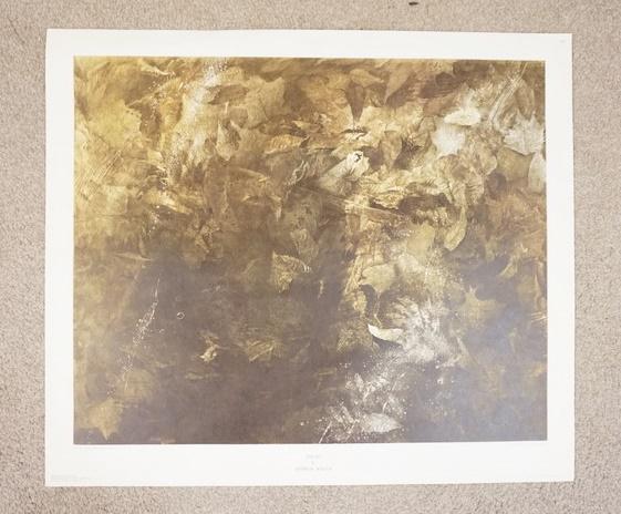 LARGE ANDREW WYETH *THIN ICE* ART POSTER BY NEW YORK (1 of 5)