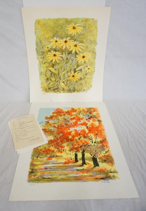 LOT OF 2 SIGNED RAVELLE LIMITED EDITION PRINTS (1 of 8)