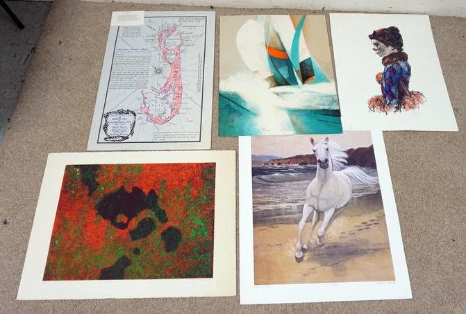LOT OF 5 SIGNED LIMITED EDITION PRINTS (1 of 16)