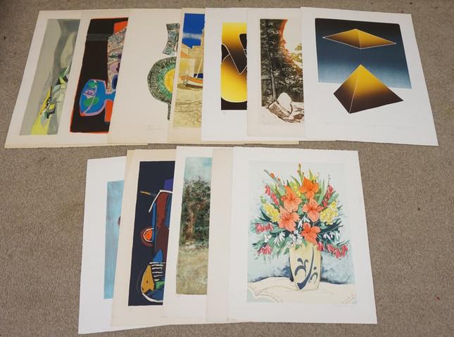 LOT OF 13 SIGNED LIMITED EDITION PRINTS (1 of 5)