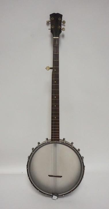 BANJO: BANJO, 38 IN LONG, BODY IS 12 IN DIAMETER