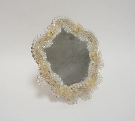 VENETIAN GLASS FRAME W/GILDING (1 of 2)