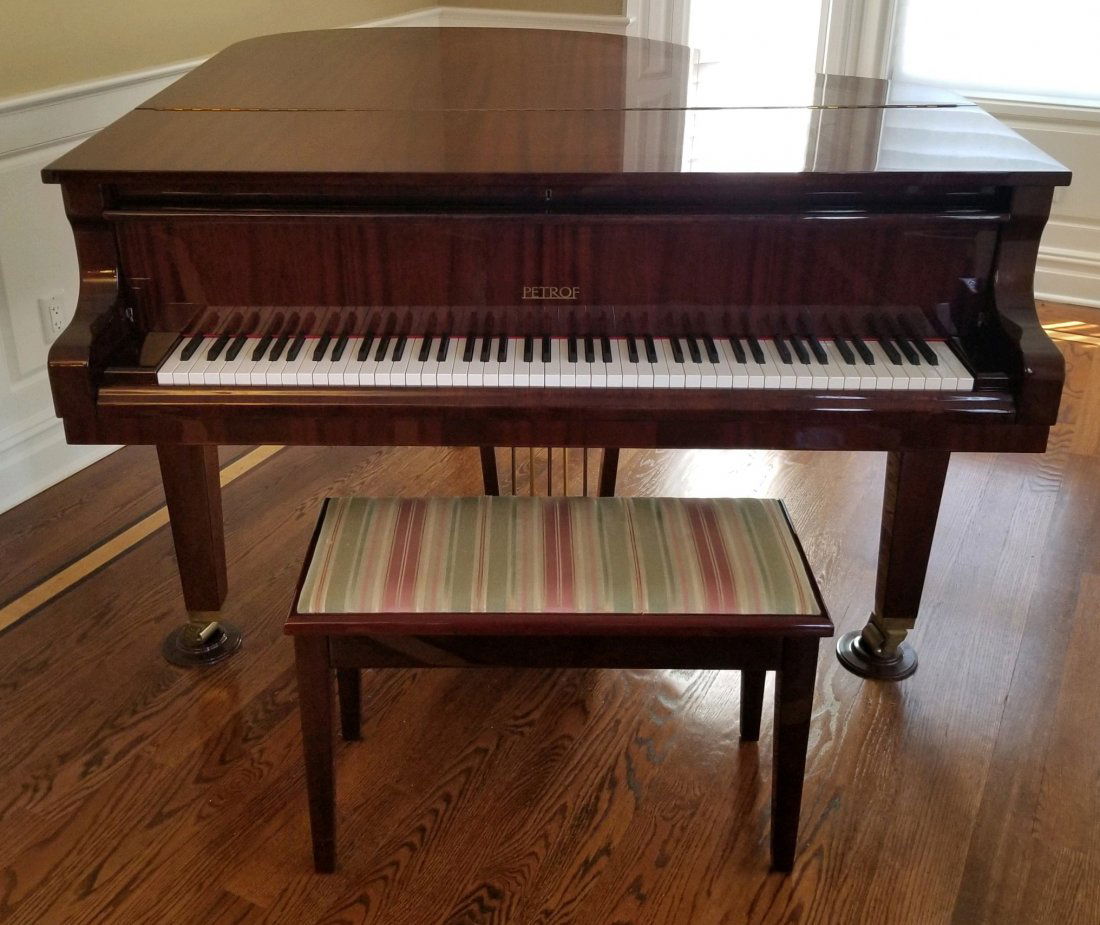 PETROF BABY GRAND PIANO W/MATCHING BENCH (1 of 7)