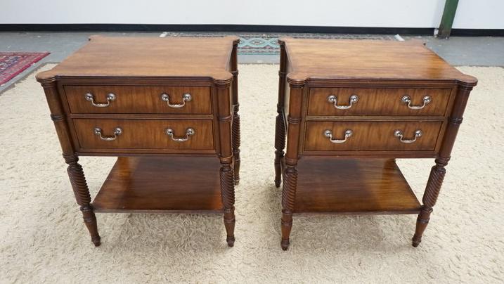 PAIR ETHAN ALLEN NIGHT STANDS (1 of 5)