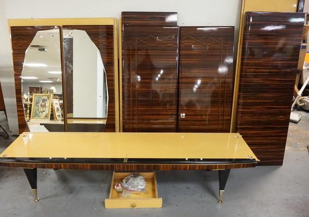 ART DECO MACASSAR EBONY ARMOIRE (1 of 3)