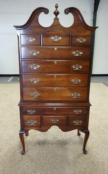 CONTEMPORARY WALNUT HIGHBOY (1 of 2)