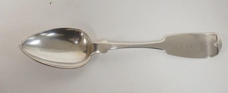 AW MCKOWN COIN SILVER TABLESPOON (1 of 2)