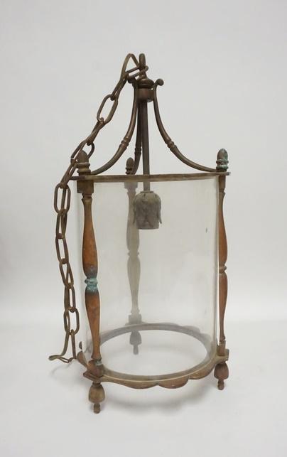 HANGING BRASS HALL/PORCH LIGHT (1 of 1)