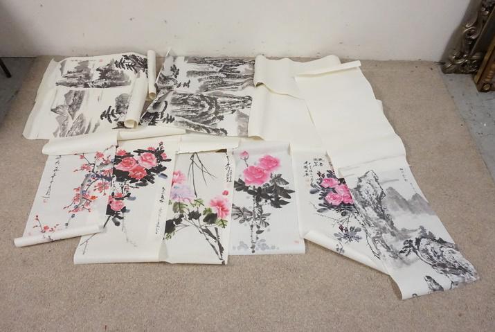 10 PIECES OF SIGNED ASIAN ARTWORK (1 of 3)