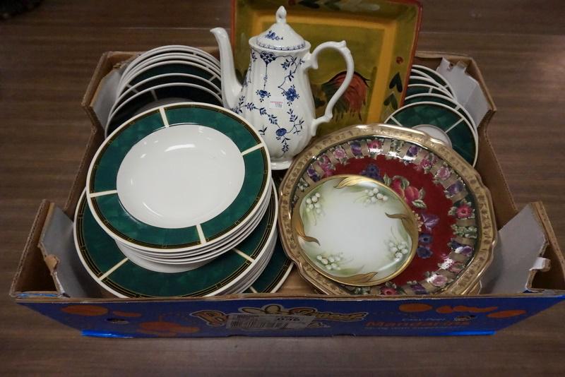 LOT W/CHURCHILL TEAPOT, DINNERWARE, ETC (1 of 1)