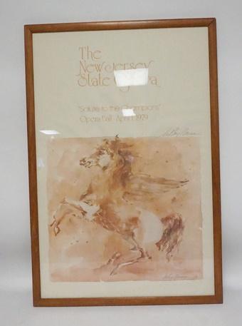 LEROY NEIMAN 1979 NJ STATE OPERA POSTER (1 of 3)