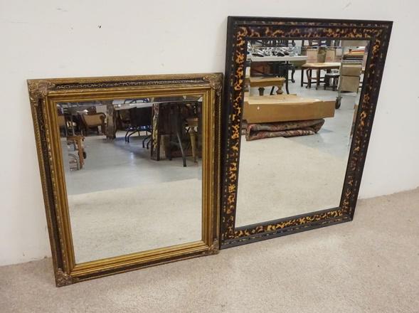 2 BEVELED MIRRORS IN DECORATIVE FRAMES (1 of 3)