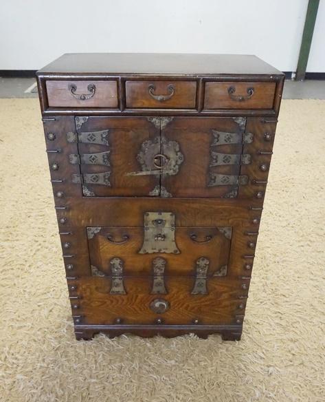 MINIATURE ASIAN HARDWOOD CHEST (1 of 5)