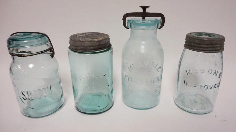 4 CANNING JARS INCLUDING MILLSVILLE ATMOSPHERE (1 of 4)