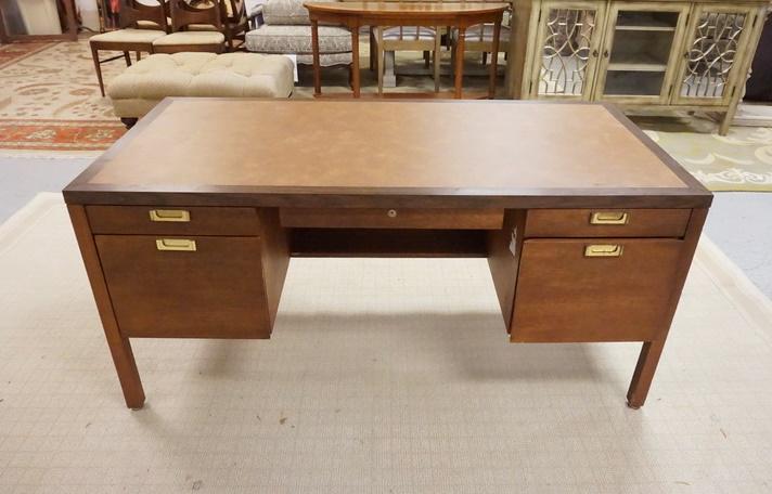 MIDCENTURY MODERN WALNUT EXECUTIVE DESK (1 of 3)