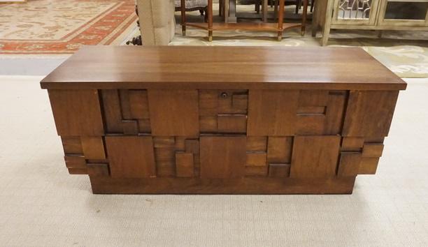 LANE BRUTALIST CEDAR CHEST (1 of 4)