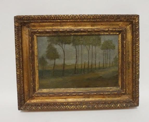 OIL PAINTING ON BOARD EMILE BRANCHARD (1 of 2)