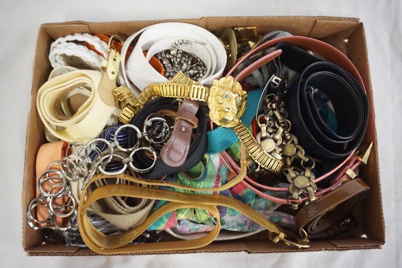 LARGE LOT OF MISC. BELTS/BELT BUCKLES (1 of 1)