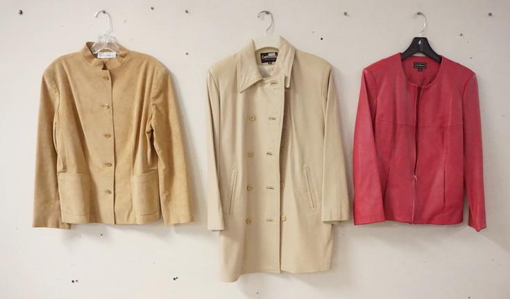 LOT OF 3 LEATHER/SUEDE JACKETS (1 of 6)