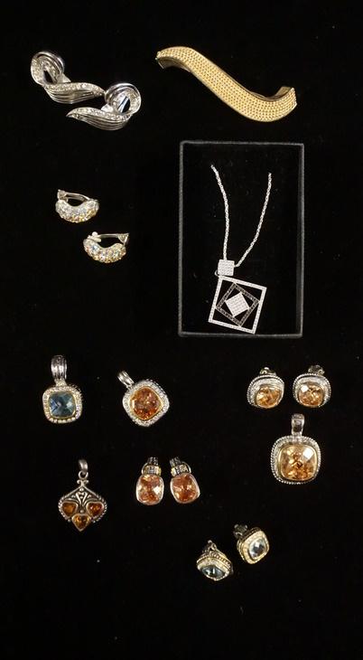 JEWELRY LOT INCL. SOME STERLING (1 of 3)