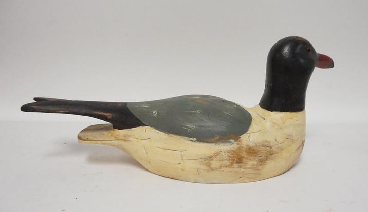 RICHARD CONNOLLY SHORE BIRD: RICHARD CONNOLLY SHORE BIRD, GLASS EYES, 1981, 17 IN LONG