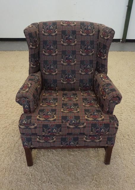 HICKORY HILL UPHOLSTERED WING CHAIR: HICKORY HILL UPHOLSTERED WING CHAIR