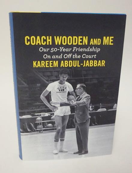 AUTOGRAPHED BOOK BY KAREEM ABDUL-JABBAR: AUTOGRAPHED BOOK BY KAREEM ABDUL-JABBAR, *COACH WOODEN AND ME*