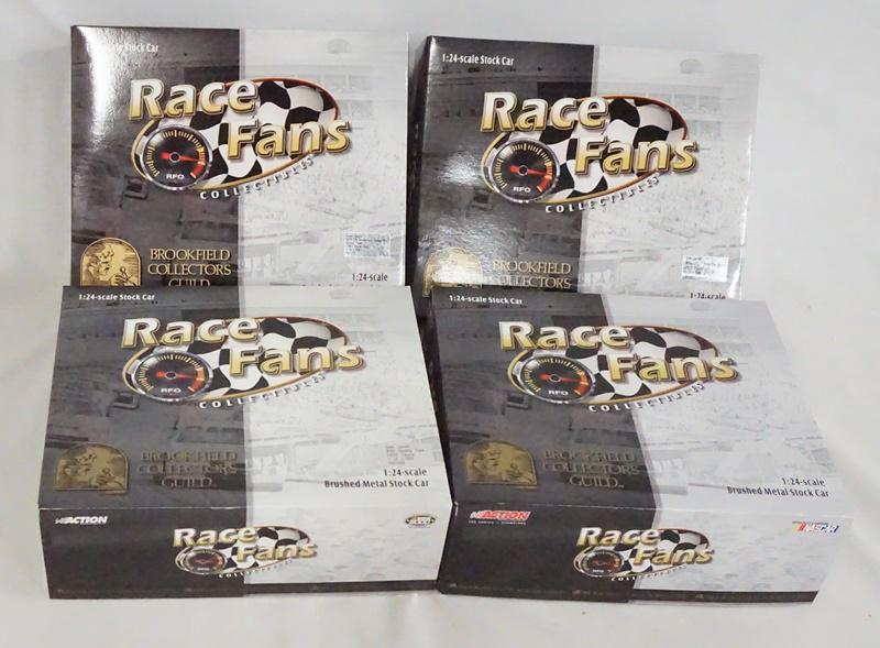 4 ACTION RACE FANS NASCAR MODEL CARS *TWIN PACKS* (1 of 3)
