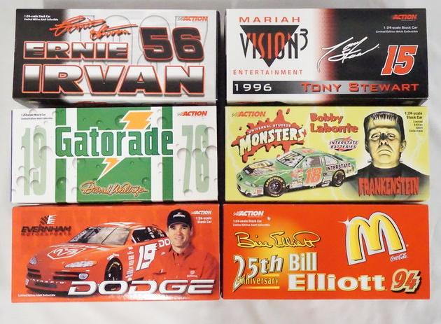 6 ACTION RACING COLLECTABLES NASCAR MODEL CARS (1 of 6)