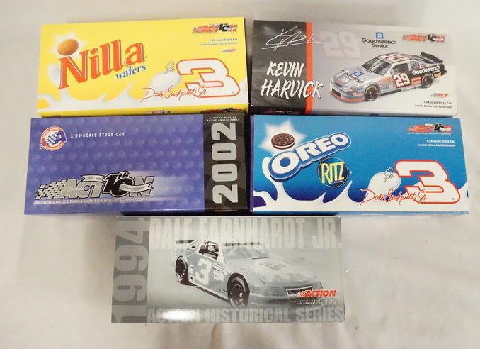 LOT OF 5 ACTION COLLECTABLES NASCAR MODEL CARS (1 of 4)